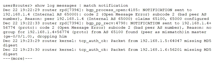 JN0-649 question #131 exhibit