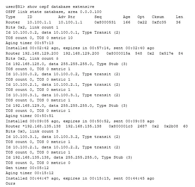 JN0-649 question #71 exhibit