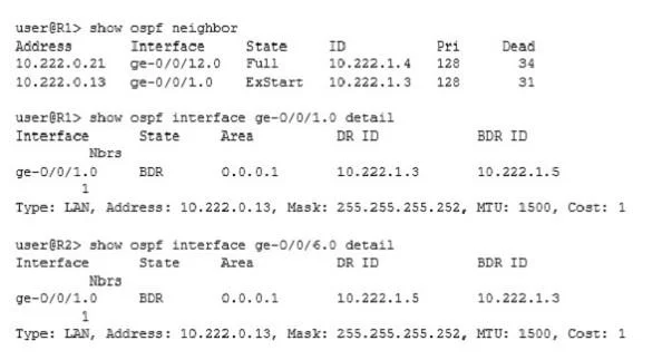 JN0-649 question #69 exhibit