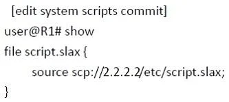 JN0-660 question #247 exhibit