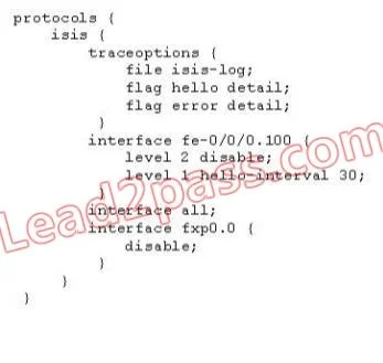 JN0-660 question #322 exhibit