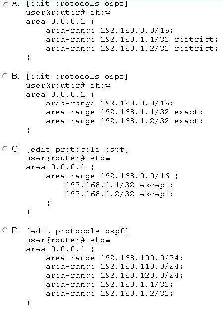 JN0-660 question #123 exhibit 2