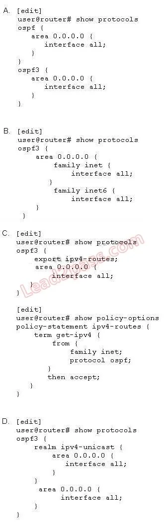 JN0-660 question #166 exhibit