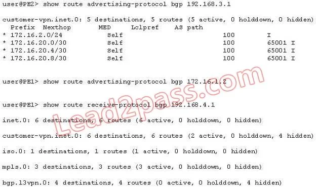 JN0-660 question #86 exhibit