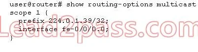 JN0-660 question #90 exhibit