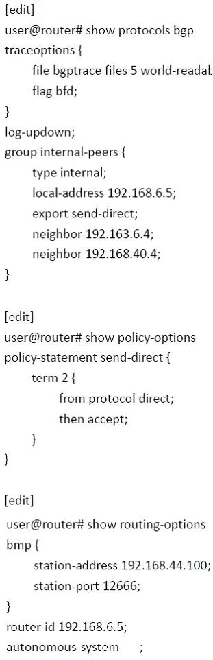 JN0-660 question #231 exhibit