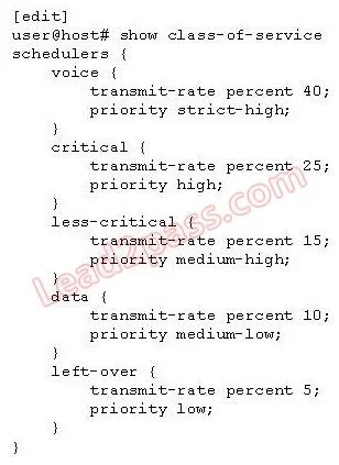 JN0-660 question #147 exhibit