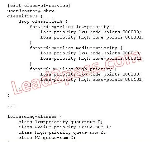 JN0-660 question #39 exhibit