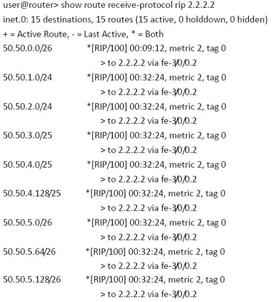 JN0-660 question #227 exhibit 1