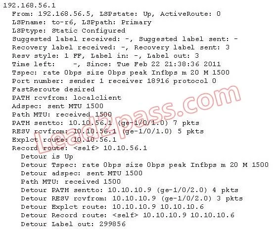 JN0-660 question #143 exhibit