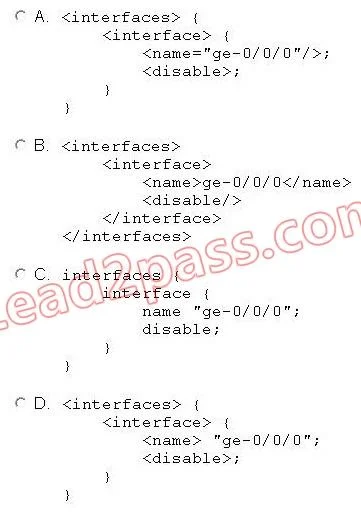JN0-660 question #36 exhibit