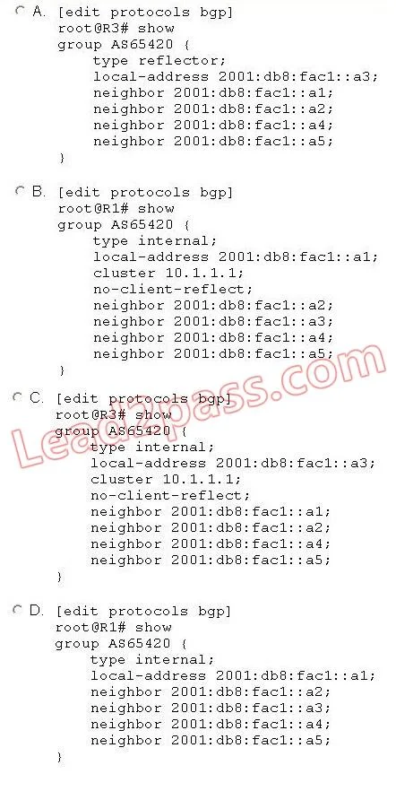 JN0-660 question #42 exhibit 2