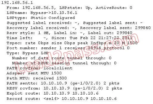 JN0-660 question #60 exhibit