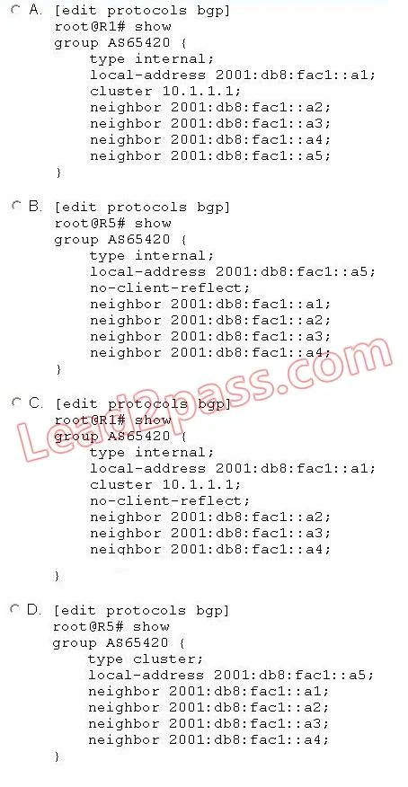 JN0-660 question #79 exhibit 2