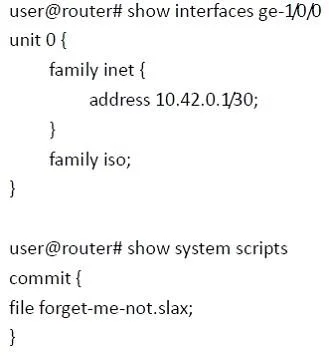 JN0-661 question #123 exhibit 1