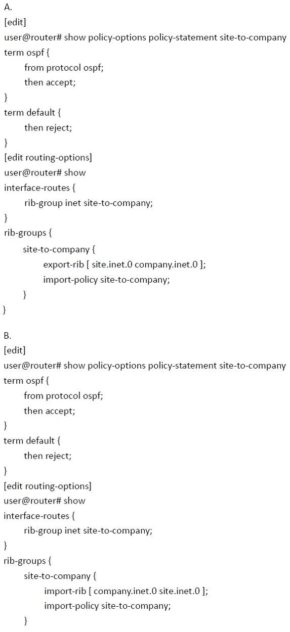 JN0-661 question #87 exhibit 2