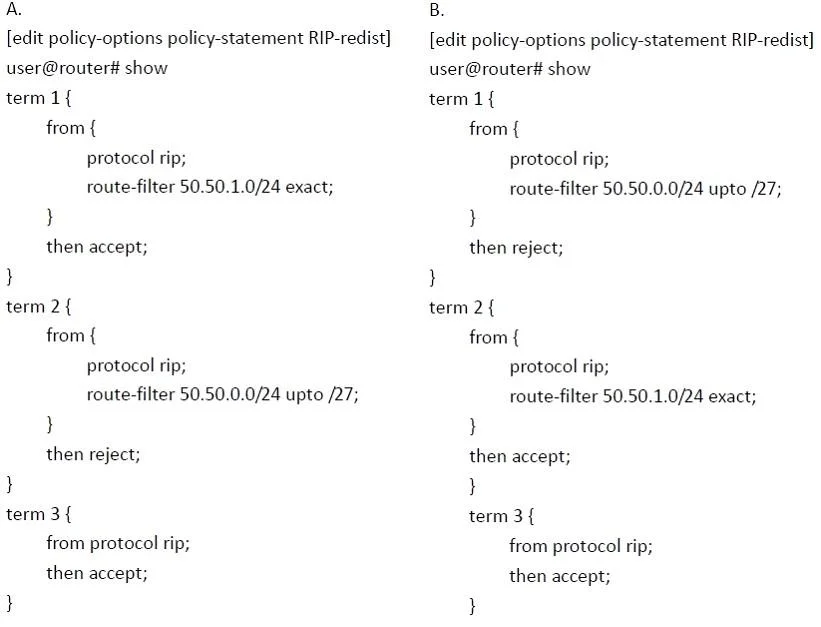 JN0-661 question #110 exhibit 2