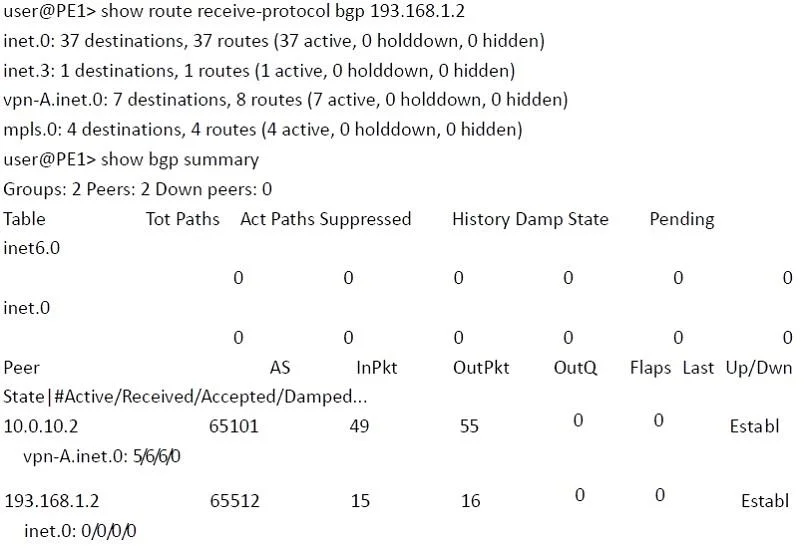 JN0-661 question #121 exhibit