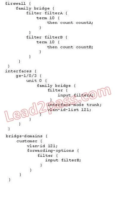 JN0-662 question #81 exhibit