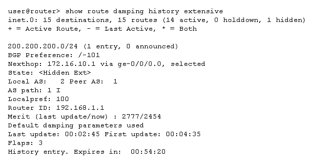 JN0-662 question #31 exhibit