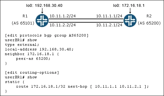 JN0-662 question #2 exhibit