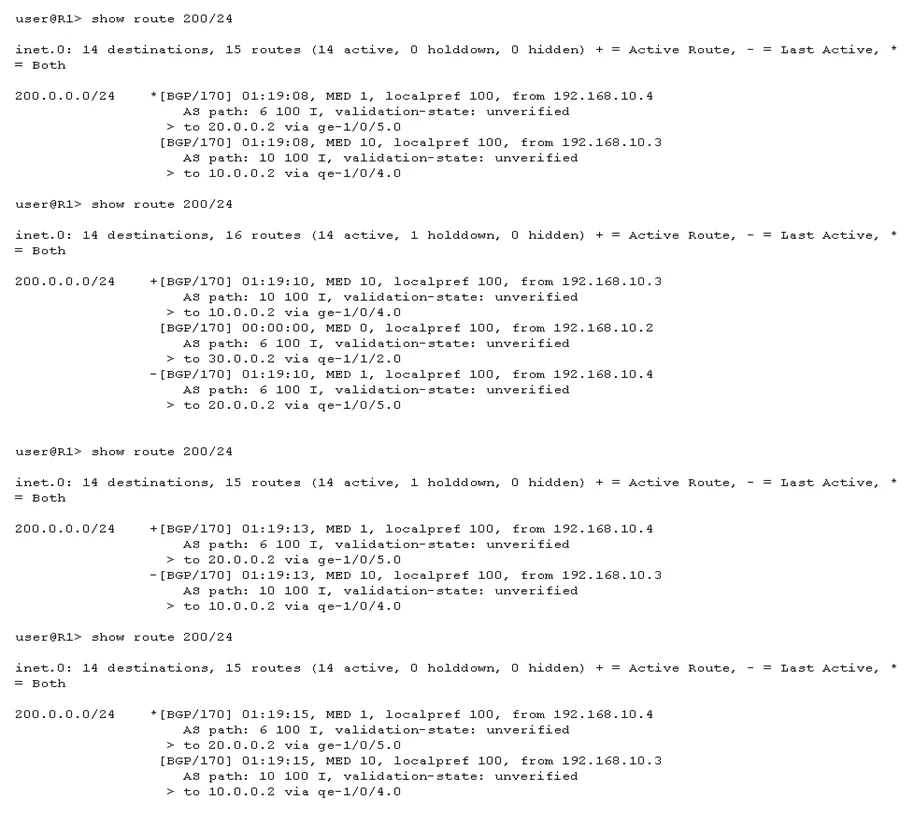 JN0-662 question #59 exhibit