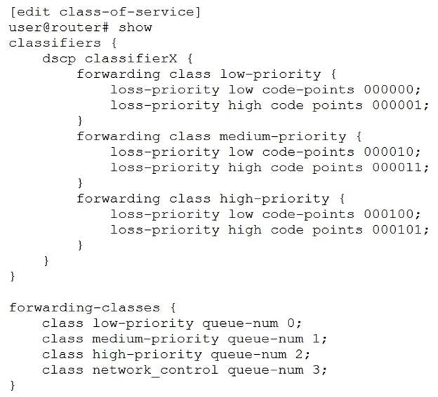 JN0-663 question #238 exhibit