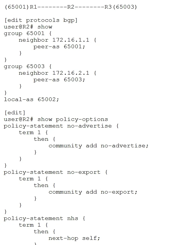JN0-663 question #178 exhibit