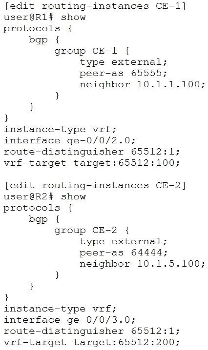 JN0-663 question #146 exhibit