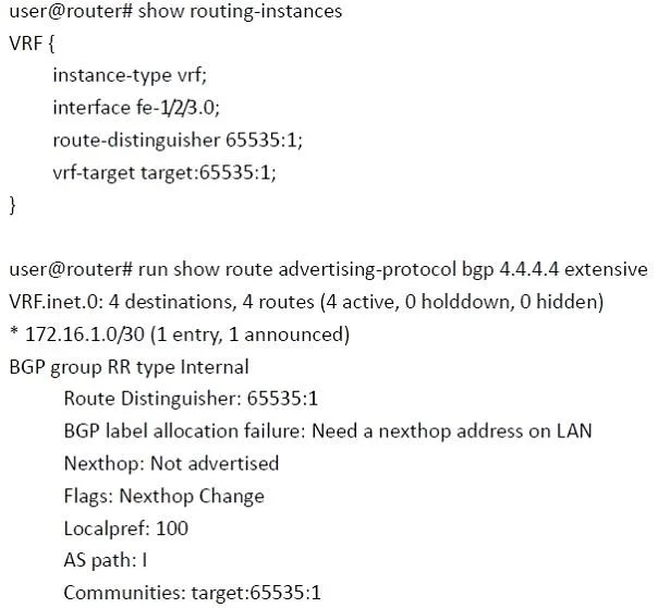 JN0-663 question #112 exhibit