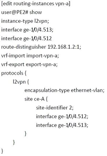 JN0-663 question #129 exhibit