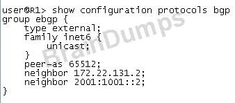 JN0-692 question #17 exhibit 2