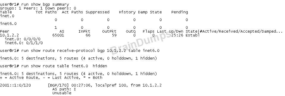 JN0-692 question #19 exhibit 1
