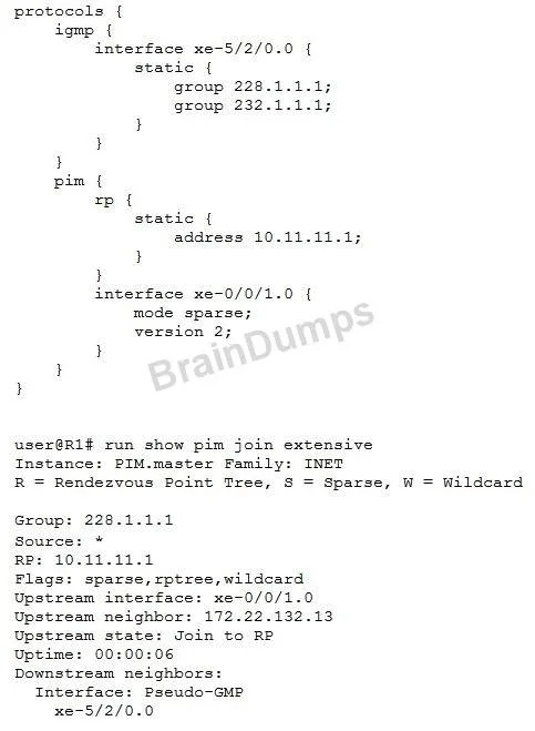JN0-692 question #56 exhibit
