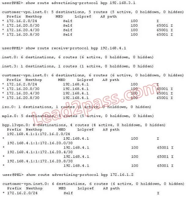 JN0-692 question #66 exhibit
