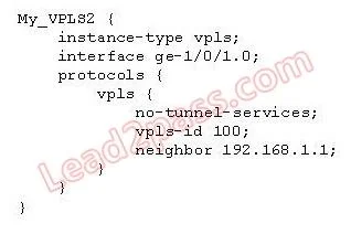 JN0-692 question #63 exhibit