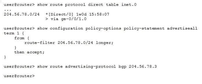 JN0-694 question #43 exhibit