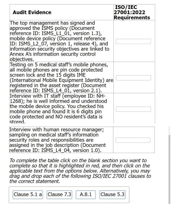 LEAD-AUDITOR question #339 exhibit