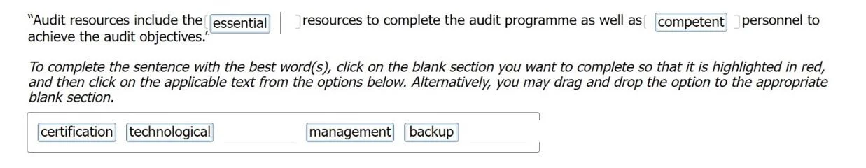 LEAD-AUDITOR question #338 exhibit