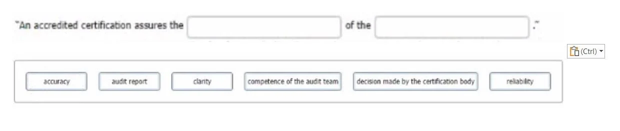 LEAD-AUDITOR question #321 exhibit