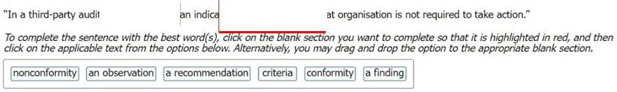 LEAD-AUDITOR question #350 exhibit