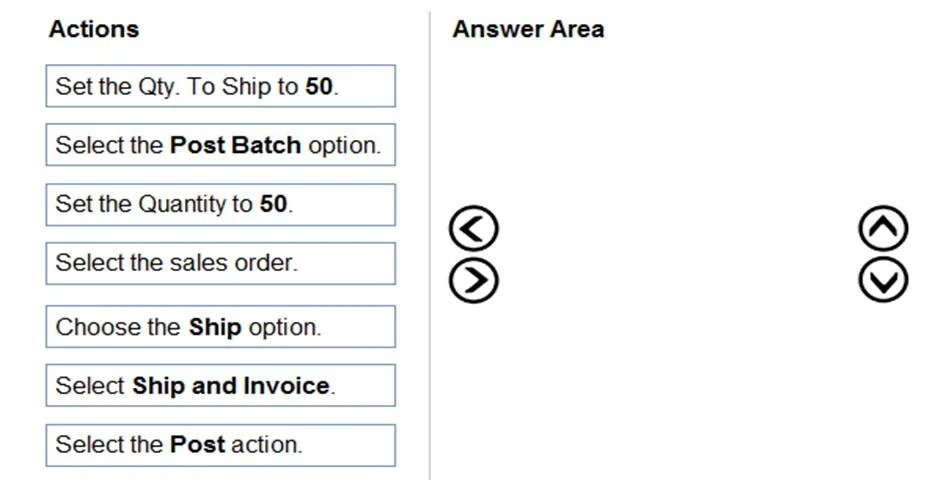 MB-800 question #99 exhibit
