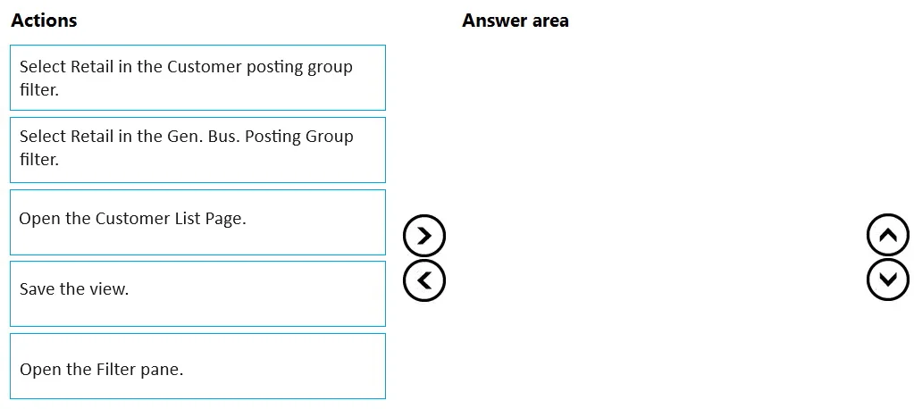 MB-800 question #209 exhibit