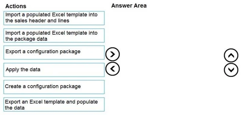 MB-800 question #33 exhibit