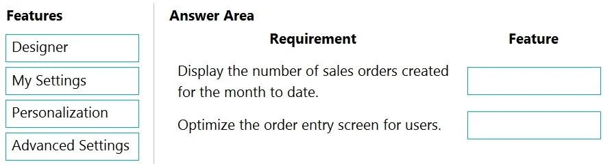MB-800 question #190 exhibit