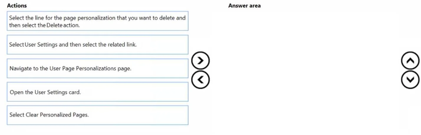 MB-800 question #135 exhibit