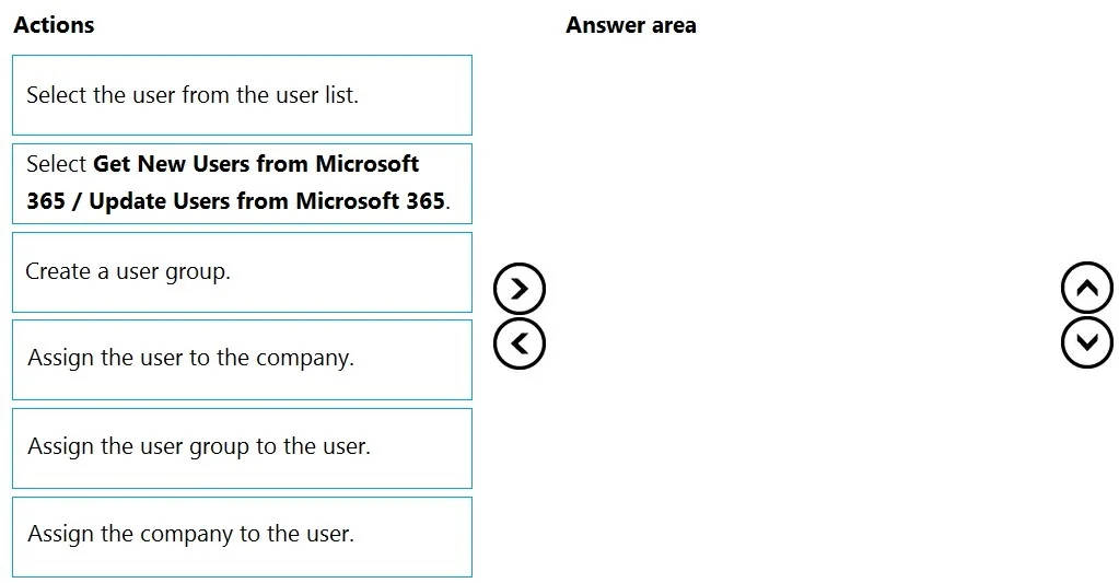 MB-800 question #131 exhibit
