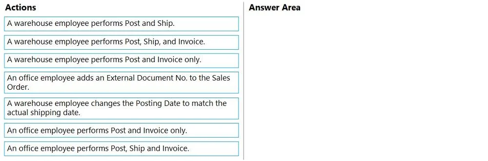 MB-800 question #59 exhibit