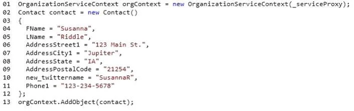 MB2-701 question #35 exhibit