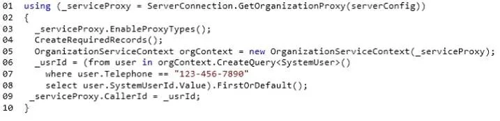 MB2-701 question #85 exhibit